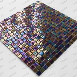 Glass mosaic floor or wall bathroom and shower model Imperial Emeraude