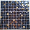 Black iridescent mosaic tile for kitchen and bathroom YAKO