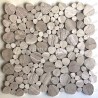 Marble stone pebble mosaic for shower floor or bathroom wall NEFERTI