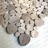 Marble stone pebble mosaic for shower floor or bathroom wall NEFERTI