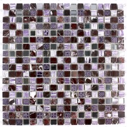 Stone mosaic for bathroom and shower floor and wall ADEL