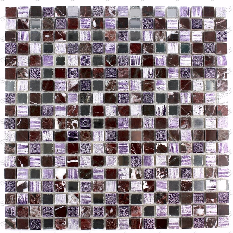 Stone mosaic for bathroom and shower floor and wall ADEL