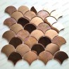 Copper mosaic tile for bathroom kitchen wall HOOPA