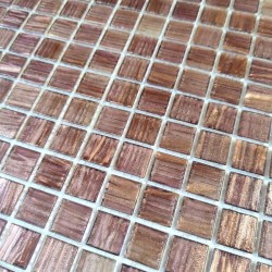 Glass mosaic tile for floor or wall shower and bathroom Plaza Auburn