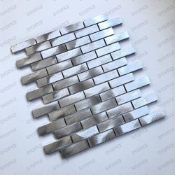 Aluminium tiles and mosaics for backsplash and bathroom walls ATOM