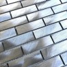 Aluminium tiles and mosaics for backsplash and bathroom walls ATOM